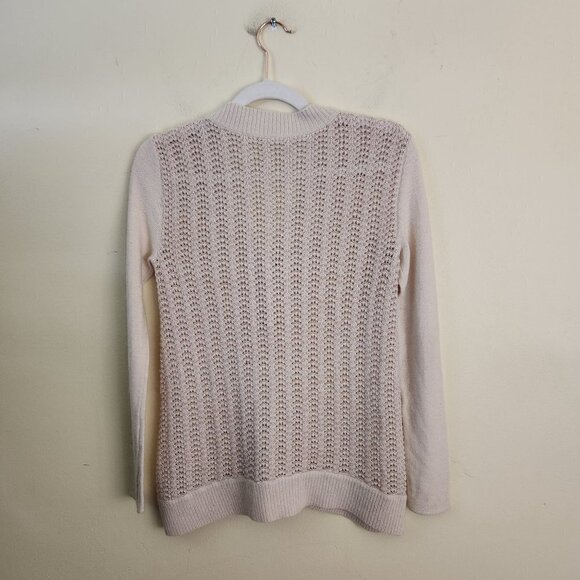 Free People Willow Caroline Bohemian Wool Angora Carjacking Sweater Size XS - Picture 2 of 6